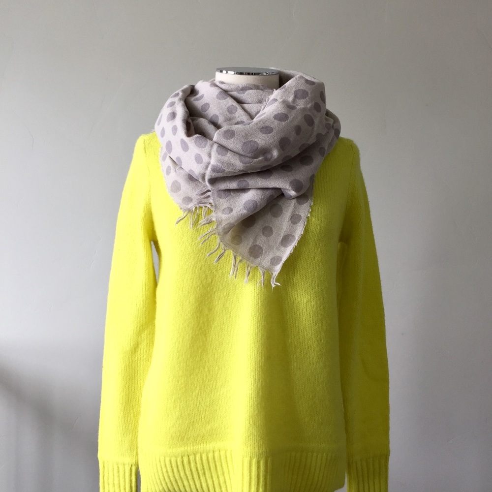 {J.Crew} Polka Dot Scarf